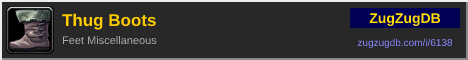 Thug Boots: forum signature banner