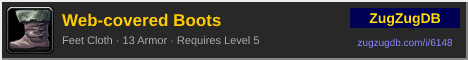 Web-covered Boots: forum signature banner