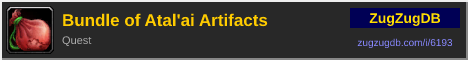 Bundle of Atal'ai Artifacts: forum signature banner