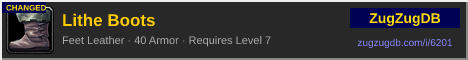 Lithe Boots: forum signature banner