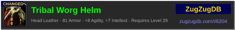 Tribal Worg Helm: forum signature banner