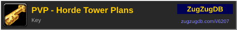 PVP - Horde Tower Plans: forum signature banner