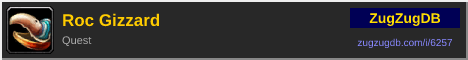 Roc Gizzard: forum signature banner