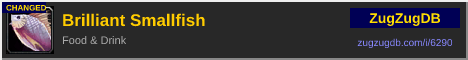 Brilliant Smallfish: forum signature banner