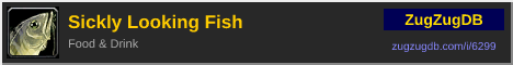 Sickly Looking Fish: forum signature banner