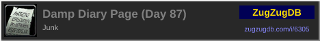 Damp Diary Page (Day 87): forum signature banner