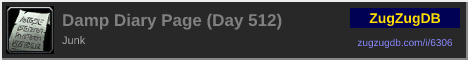 Damp Diary Page (Day 512): forum signature banner