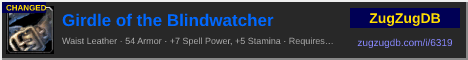 Girdle of the Blindwatcher: forum signature banner
