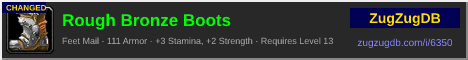 Rough Bronze Boots: forum signature banner