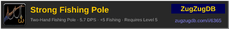 Strong Fishing Pole: forum signature banner