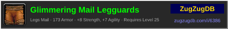 Glimmering Mail Legguards: forum signature banner