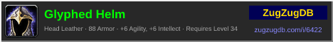 Glyphed Helm: forum signature banner