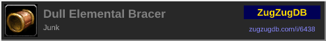 Dull Elemental Bracer: forum signature banner
