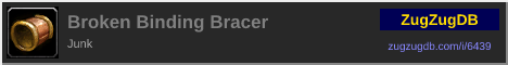 Broken Binding Bracer: forum signature banner