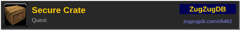 Secure Crate: forum signature banner