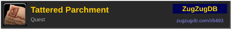 Tattered Parchment: forum signature banner