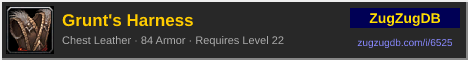 Grunt's Harness: forum signature banner
