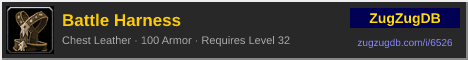 Battle Harness: forum signature banner