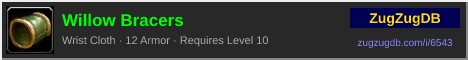 Willow Bracers: forum signature banner