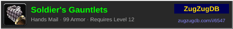 Soldier's Gauntlets: forum signature banner