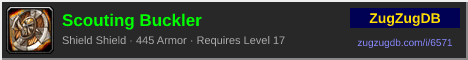 Scouting Buckler: forum signature banner