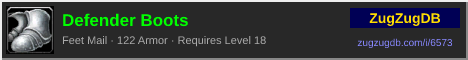 Defender Boots: forum signature banner
