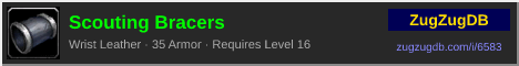 Scouting Bracers: forum signature banner