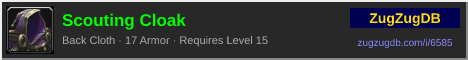 Scouting Cloak: forum signature banner