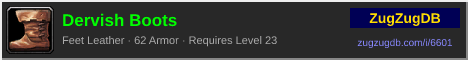 Dervish Boots: forum signature banner