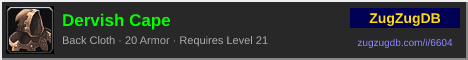 Dervish Cape: forum signature banner