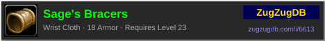 Sage's Bracers: forum signature banner