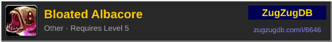 Bloated Albacore: forum signature banner