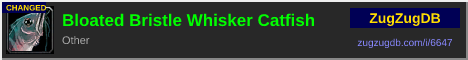 Bloated Bristle Whisker Catfish: forum signature banner