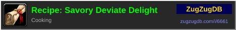 Recipe: Savory Deviate Delight: forum signature banner