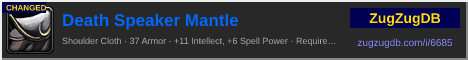 Death Speaker Mantle: forum signature banner