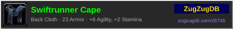 Swiftrunner Cape: forum signature banner