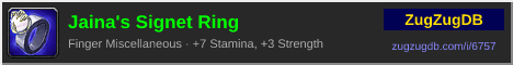 Jaina's Signet Ring: forum signature banner