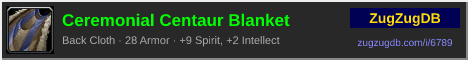 Ceremonial Centaur Blanket: forum signature banner