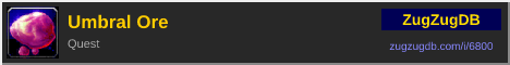 Umbral Ore: forum signature banner