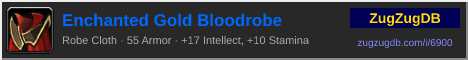 Enchanted Gold Bloodrobe: forum signature banner
