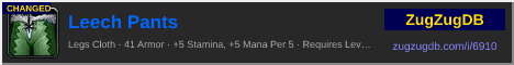 Leech Pants: forum signature banner