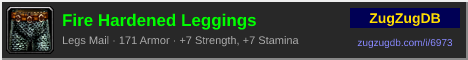 Fire Hardened Leggings: forum signature banner