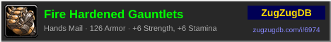 Fire Hardened Gauntlets: forum signature banner
