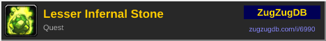 Lesser Infernal Stone: forum signature banner