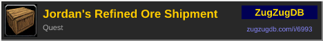 Jordan's Refined Ore Shipment: forum signature banner