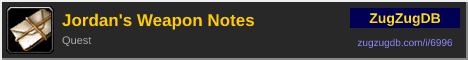 Jordan's Weapon Notes: forum signature banner