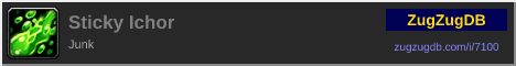 Sticky Ichor: forum signature banner