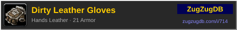 Dirty Leather Gloves: forum signature banner