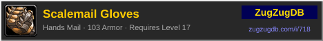 Scalemail Gloves: forum signature banner