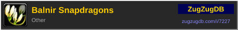 Balnir Snapdragons: forum signature banner